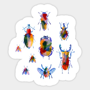 Beetles Sticker